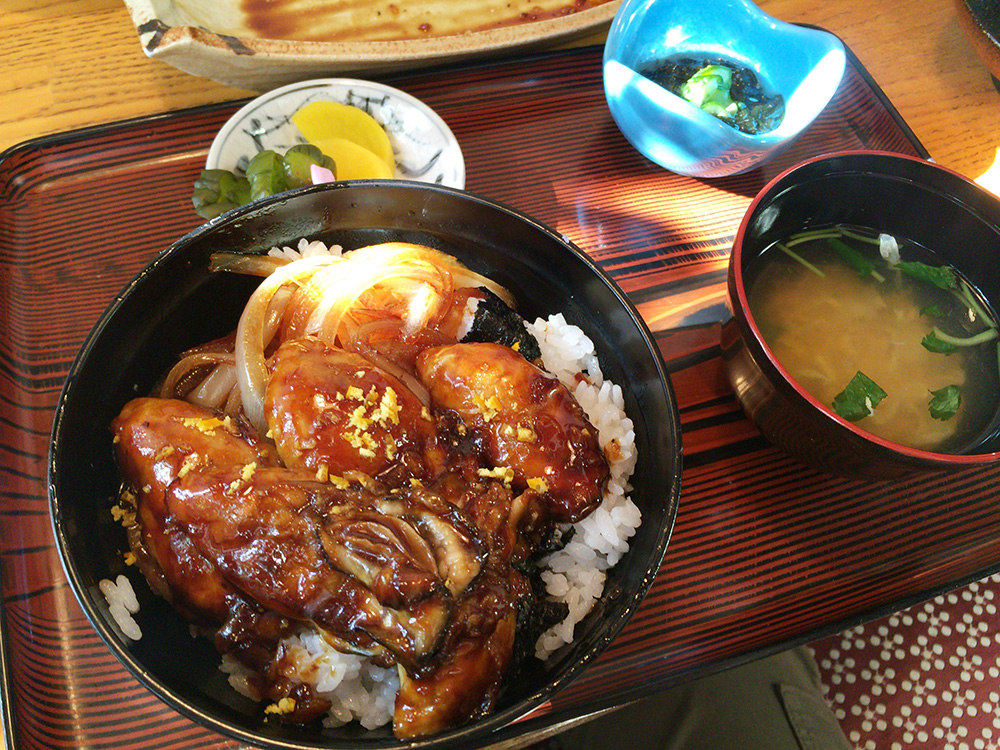 舘山寺-松の家-牡蠣カバ丼