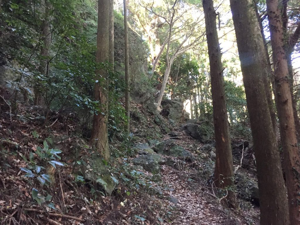 石谷山ハイキングコース コース写真